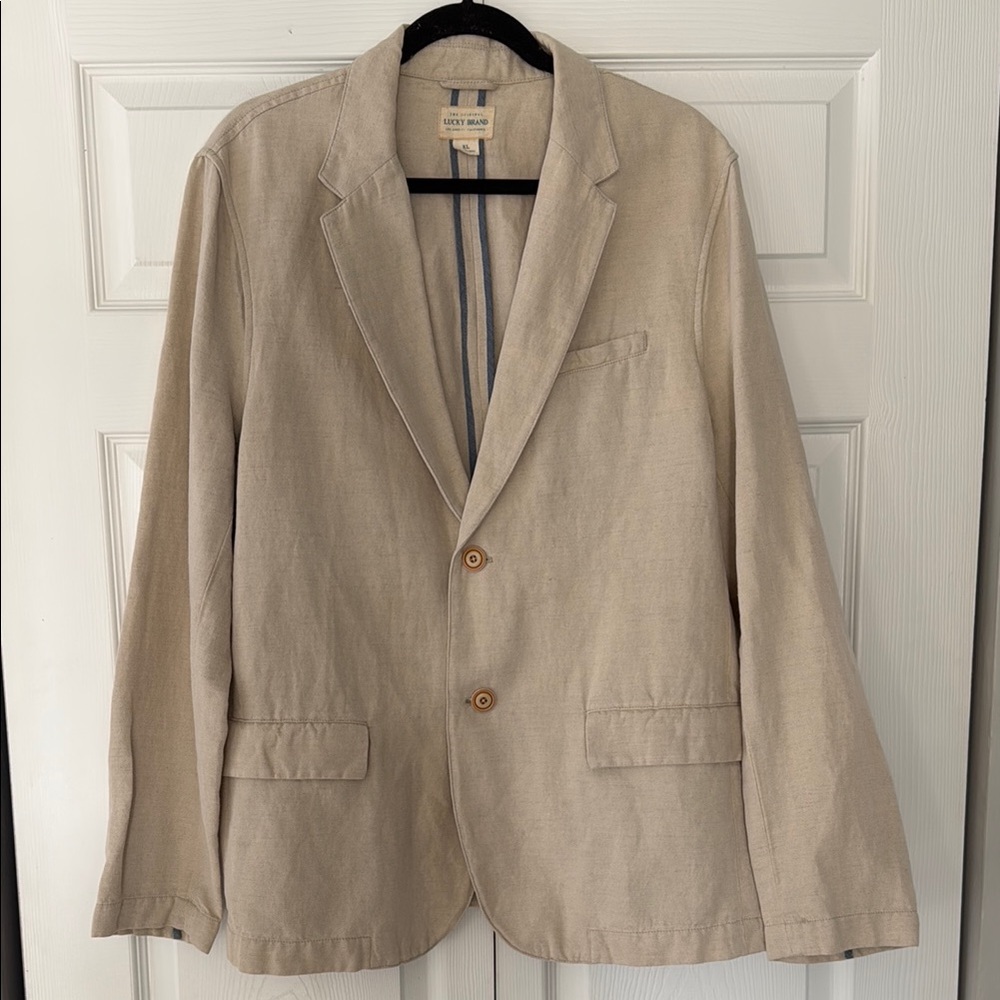 Lucky Brand Men's Beige Blazer